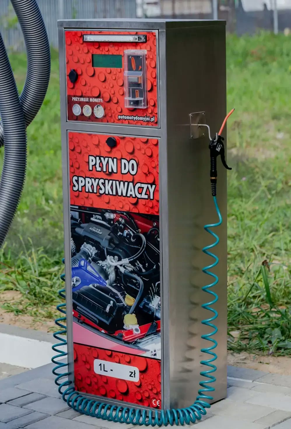 Dystrybutor płynu do spryskiwaczy na Myjni ADM-24H w Nowym Sączu
